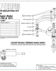 Steering Damper Mounting Kit