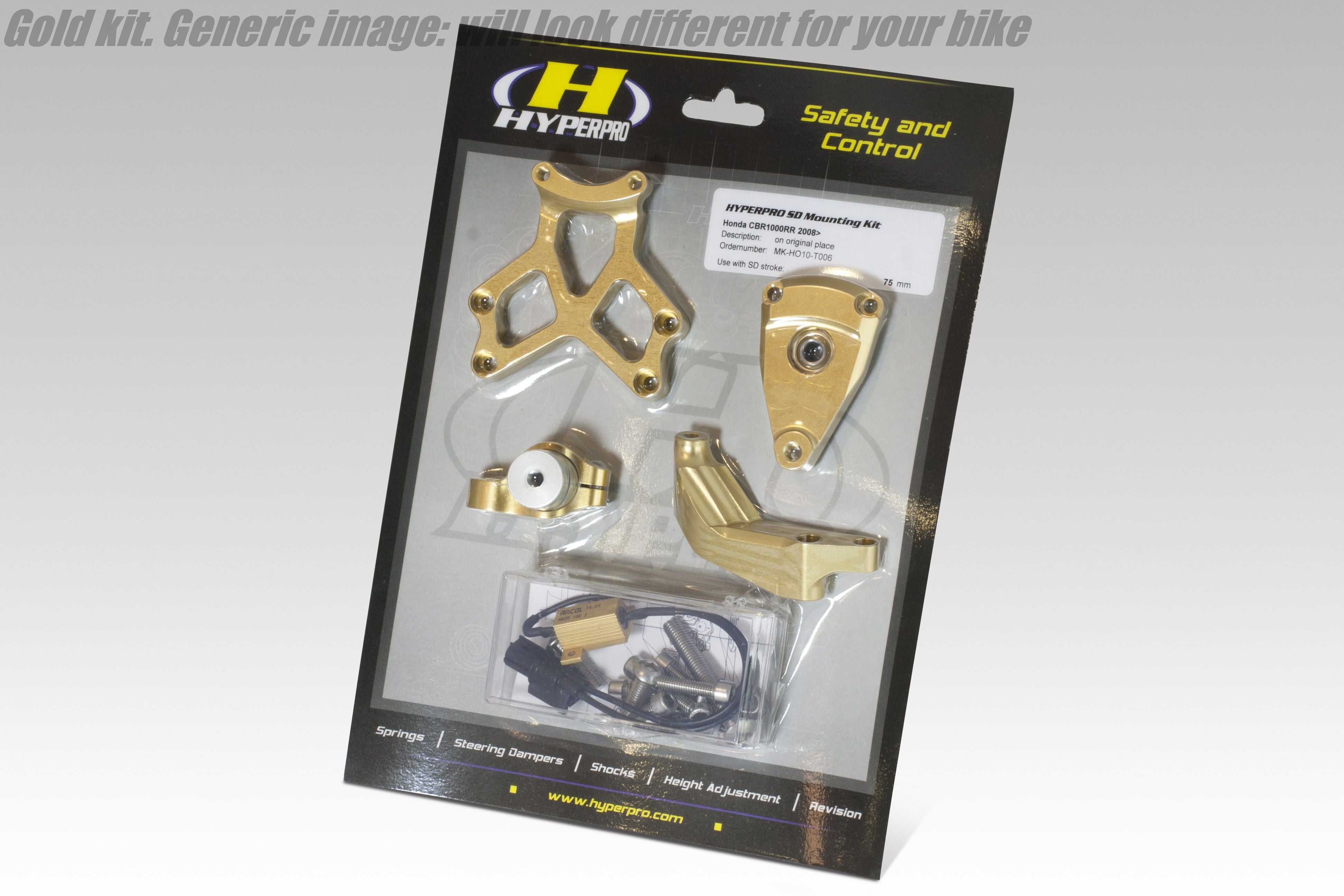 Hyperpro Steering Damper Mounting Kit for KAWASAKI ZX-6 R 2013