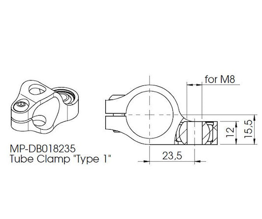 Damper clamp Type 1