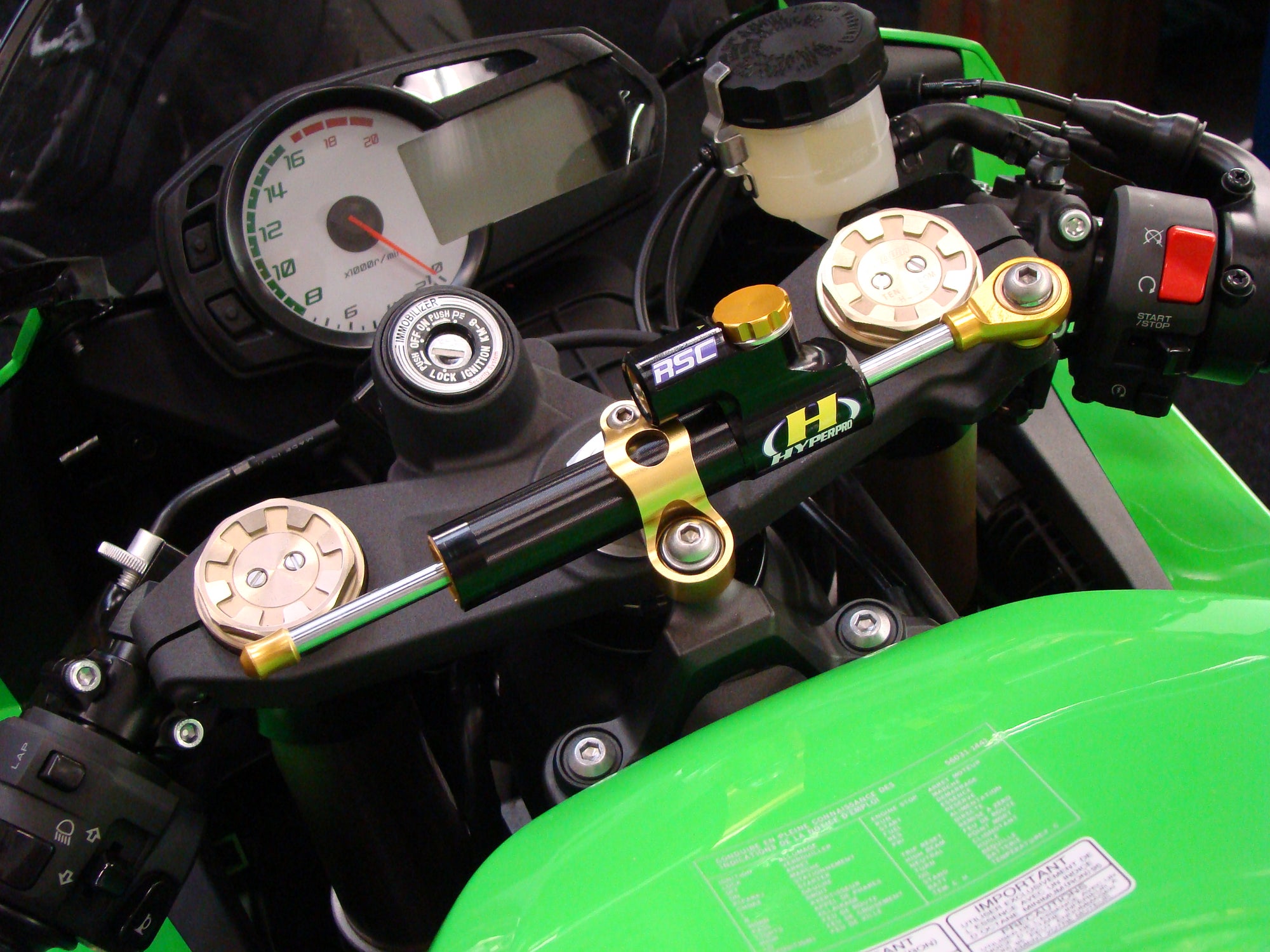 Steering Damper Mounting Kit