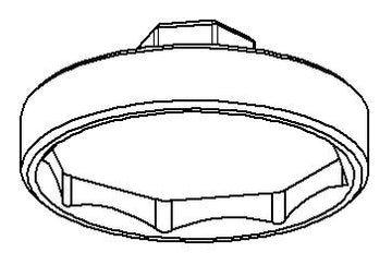 BPF Fork cap socket OCT45