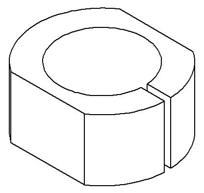 Vice clamp for fork tube (1-pc) - 28mm