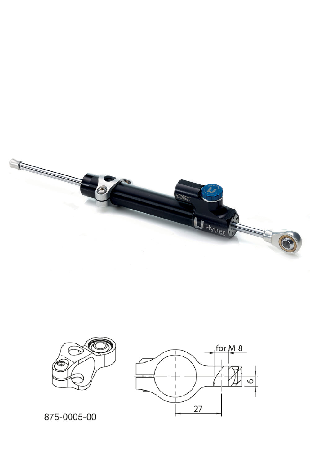 HyperRace Steering Damper Kit